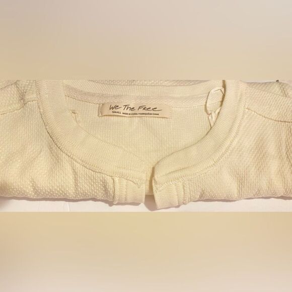 🛍️Free People Women’s Mikah layering cuff combo Top Size :Small Long Sleeve 💥 - Picture 7 of 9